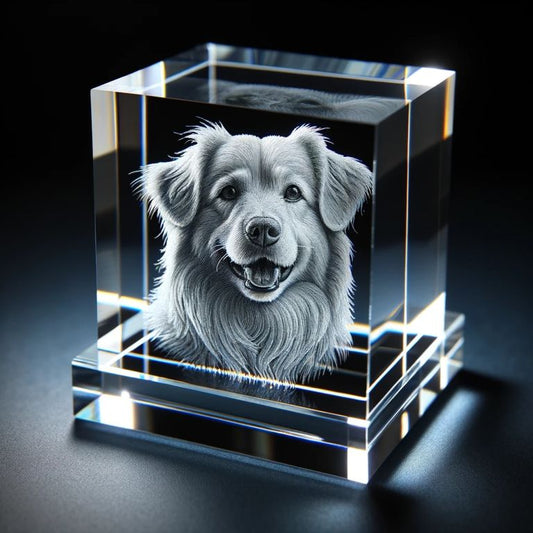 Immortalizing Pets in 3D Crystal Portraits